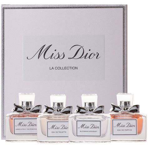 miss dior scent collection 4 piece set|miss dior gift sets boots.